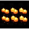 SATYAM KRAFT 12 Pcs Tea Light Candles Perfect for Home Decor, Birthday Decor (Yellow)