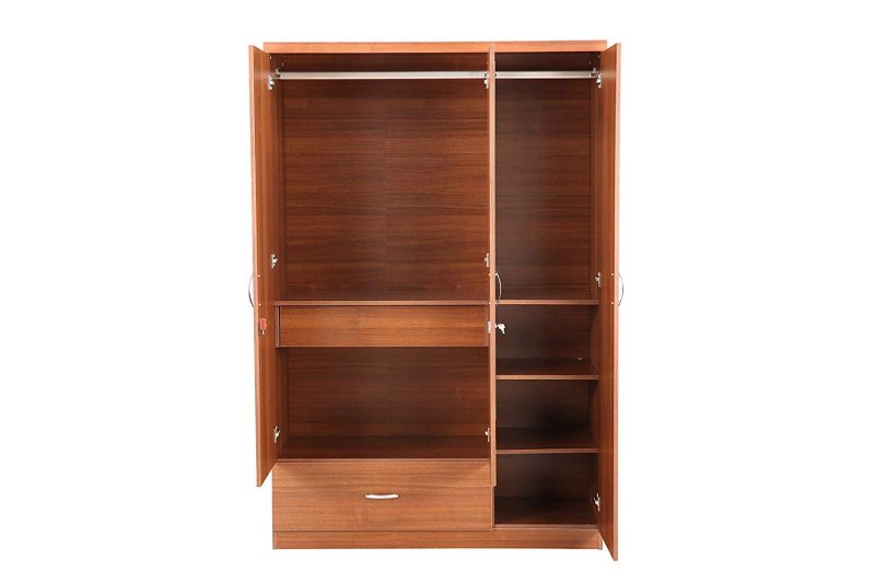 Bedroom Wardrobe with Three Door in Regato Walnut Color by Super Furniture - Image 7