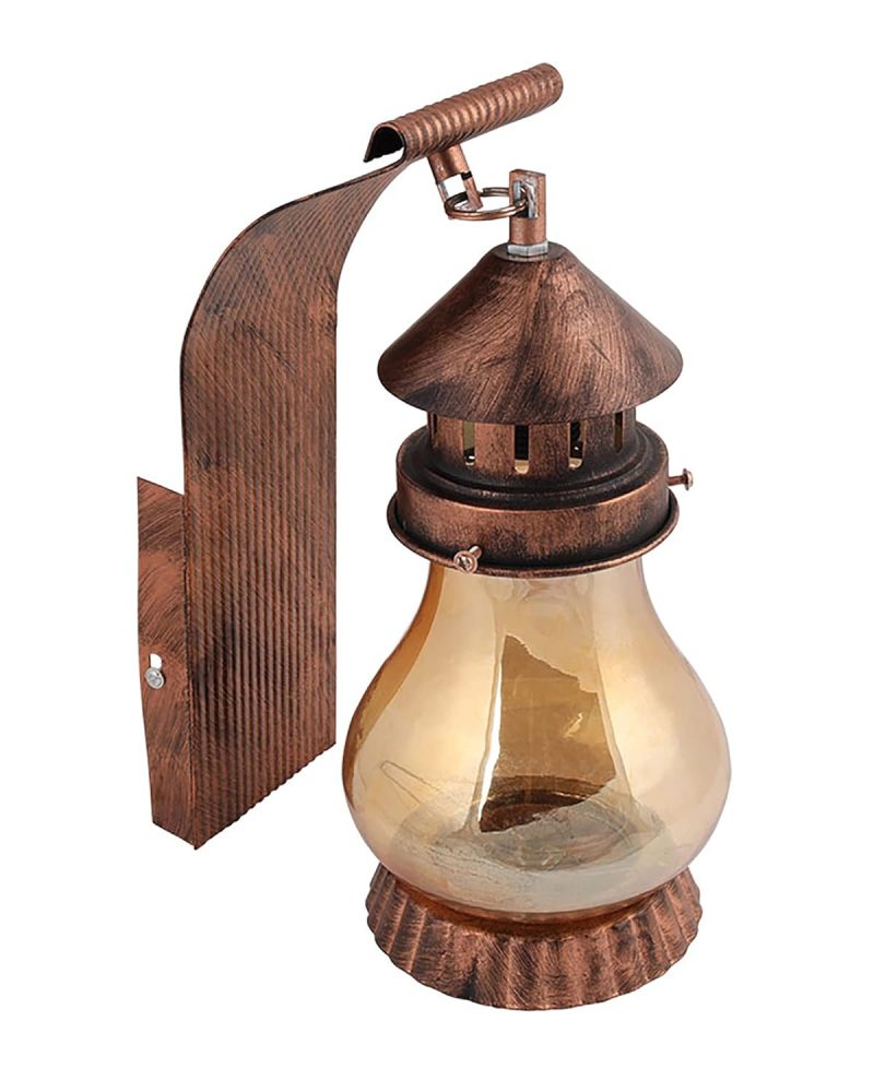 Homesake Wall Light Antique Home Decor Wall Lamp, Mandir Balcony Decoration Items Outdoor, Lanterns Home Decor Items for Living Room, Diwali Decoration Items for Home Decor (Pack of 1) - Image 2